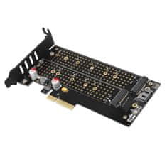 AXAGON PCEM2-DC PCIE NVME+NGFF M.2 ADAPTÉR