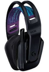 Logitech G535 LIGHTSPEED Wireless Gaming Headset - BLACK