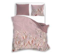FARO Textil Bavlněné povlečení Elegant 024 220x200 + 2x 70x80 růžové