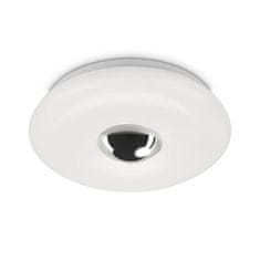 BRILONER BRILONER LED stropní svítidlo, pr. 29 cm, 12 W, 1200 lm, bílé-chrom BRI 2300-018