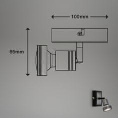 BRILONER BRILONER Bodové svítidlo 10 cm 1xGU10 4,9W 460lm antická stříbrná BRI 2927-014