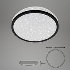 BRILONER BRILONER LED stropní svítidlo hvězdné nebe, pr. 21,7 cm, 10 W, černá BRI 3456-015