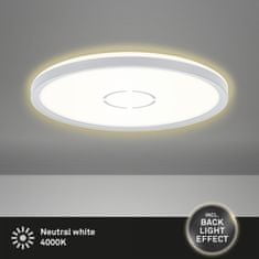 BRILONER BRILONER Slim svítidlo LED panel, pr. 29,3 cm, 2400 lm, 18 W, stříbrná BRI 3391-014