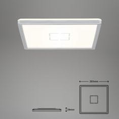 BRILONER BRILONER Slim svítidlo LED panel, 29,3 cm, 2400 lm, 18 W, stříbrná BRI 3390-014