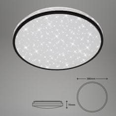 BRILONER BRILONER LED stropní svítidlo hvězdné nebe, pr. 38 cm, 24 W, černá BRI 3456-215