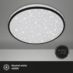 BRILONER BRILONER LED stropní svítidlo hvězdné nebe, pr. 38 cm, 24 W, černá BRI 3456-215