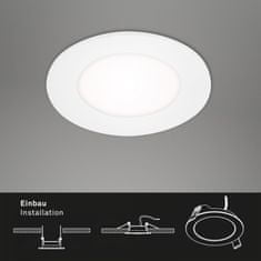 BRILONER BRILONER LED vestavná svítidla 3ks sada, pr. 8,6 cm, 3 W, bílé BRI 7125-436