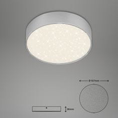 BRILONER BRILONER LED stropní svítidlo hvězdné nebe, pr. 15,7 cm, 11 W, stříbrná BRI 7072-414