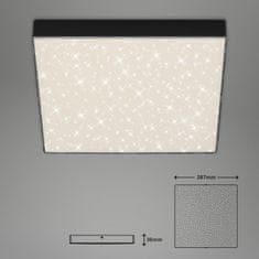 BRILONER BRILONER LED stropní svítidlo hvězdné nebe, 28,7 cm, 21 W, černá BRI 7078-415