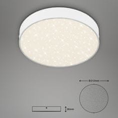 BRILONER BRILONER LED stropní svítidlo hvězdné nebe, pr. 21,2 cm, 16 W, bílé BRI 7073-416