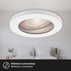 BRILONER BRILONER 3ks sada LED vestavné svítidlo, pr. 8,5 cm, 5 W, bílé IP65 BRI 7181-036