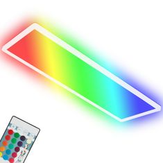 BRILONER BRILONER Ultraploché RGB/W-svítidlo LED panel s přímé a nepřímé osvětlení, 42 cm, LED, 22 W, 3000 lm, bílé BRILO 7404-016