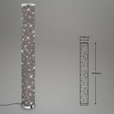BRILONER BRILONER LED stojací svítidlo pr. 13 cm 12W 1100lm šedá BRILO 1388-014