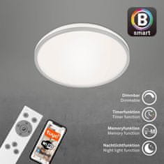 BRILONER BRILONER LED CCT Smart stropní svítidlo pr. 33,3 cm 24W 2500lm chrom BRILO 3064-014