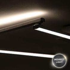 BRILONER BRILONER B smart CCT LED stropní svítidlo, 227,2 cm, 24 W, 2600 lm, hliník-chrom BRILO 3737-018