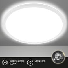 BRILONER BRILONER Slim svítidlo LED panel, pr. 29,3cm, 2400 lm, 18 W, bílé BRILO 7155-416