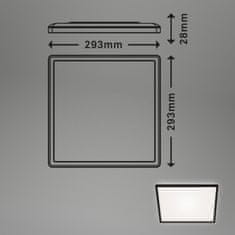 BRILONER BRILONER Slim svítidlo LED panel, 29,3 cm, 18 W, černá BRILO 7156-415