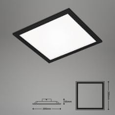 BRILONER BRILONER Slim svítidlo LED panel, 29,5 cm, 12W , černá BRILO 7191-015