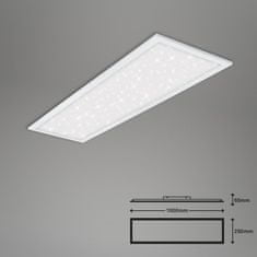 BRILONER BRILONER Hvězdné nebe svítidlo LED panel, 100 cm, 2200 lm, 24 W, bílé BRILO 7308-016