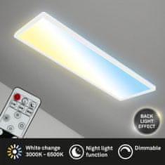 BRILONER BRILONER Ultraploché CCT svítidlo LED panel, 29,3 cm, LED, 23 W, 3000 lm, bílé BRILO 7403-016