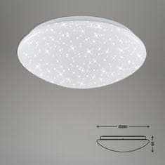 BRILONER BRILONER LED stropní svítidlo hvězdné nebe, pr. 28 cm, 12 W, bílé BRI 3360-016