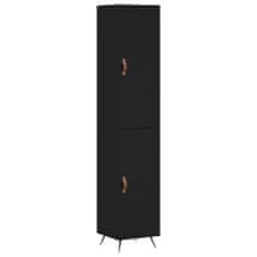 Vidaxl Skříň highboard černá 34,5 x 34 x 180 cm kompozitní dřevo