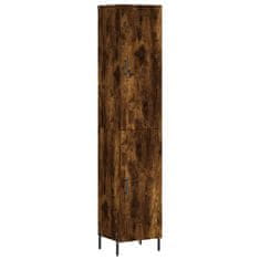 Vidaxl Skříň highboard kouřový dub 34,5 x 34 x 180 cm kompozitní dřevo