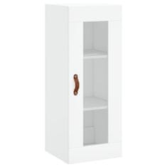 Greatstore Skříň highboard bílá 34,5 x 34 x 180 cm kompozitní dřevo