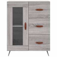 Vidaxl Skříň highboard šedá sonoma 69,5 x 34 x 180 cm kompozitní dřevo