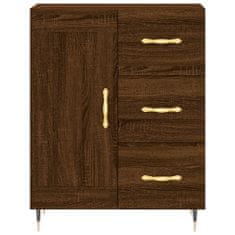 Vidaxl Skříň highboard hnědý dub 69,5 x 34 x 180 cm kompozitní dřevo