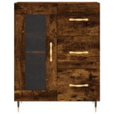 Vidaxl Skříň highboard kouřový dub 69,5 x 34 x 180 cm kompozitní dřevo