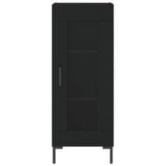 Vidaxl Skříň highboard černá 34,5 x 34 x 180 cm kompozitní dřevo