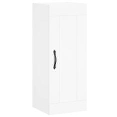 Greatstore Skříň highboard bílá 34,5 x 34 x 180 cm kompozitní dřevo