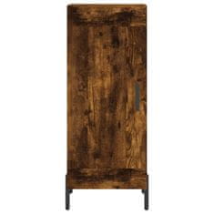 Greatstore Skříň highboard kouřový dub 34,5 x 34 x 180 cm kompozitní dřevo