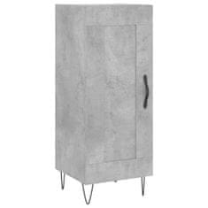 Vidaxl Skříň highboard betonově šedá 34,5x34x180 cm kompozitní dřevo