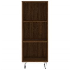 Greatstore Skříň highboard hnědý dub 34,5 x 34 x 180 cm kompozitní dřevo