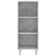 Vidaxl Skříň highboard betonově šedá 34,5x34x180 cm kompozitní dřevo