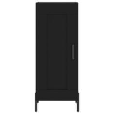 Vidaxl Skříň highboard černá 34,5 x 34 x 180 cm kompozitní dřevo