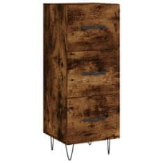 Vidaxl Skříň highboard kouřový dub 34,5 x 34 x 180 cm kompozitní dřevo