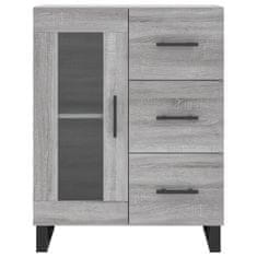 Vidaxl Skříň highboard šedá sonoma 69,5 x 34 x 180 cm kompozitní dřevo