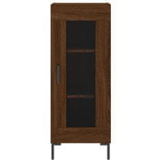 Vidaxl Skříň highboard hnědý dub 34,5 x 34 x 180 cm kompozitní dřevo