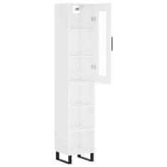 Vidaxl Skříň highboard bílá 34,5 x 34 x 180 cm kompozitní dřevo