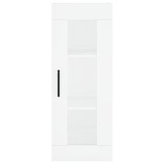 Greatstore Skříň highboard bílá 34,5 x 34 x 180 cm kompozitní dřevo