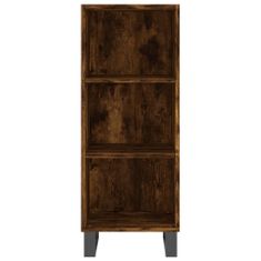 Vidaxl Skříň highboard kouřový dub 34,5 x 34 x 180 cm kompozitní dřevo