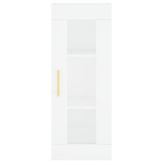 Vidaxl Skříň highboard bílá 34,5 x 34 x 180 cm kompozitní dřevo