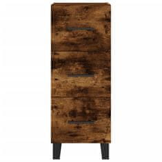 Vidaxl Skříň highboard kouřový dub 34,5 x 34 x 180 cm kompozitní dřevo