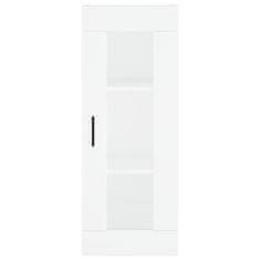 Greatstore Skříň highboard bílá 34,5 x 34 x 180 cm kompozitní dřevo