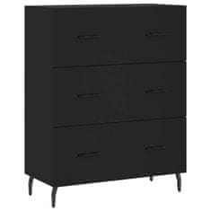 Vidaxl Skříň highboard černá 69,5 x 34 x 180 cm kompozitní dřevo