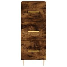 Vidaxl Skříň highboard kouřový dub 34,5 x 34 x 180 cm kompozitní dřevo