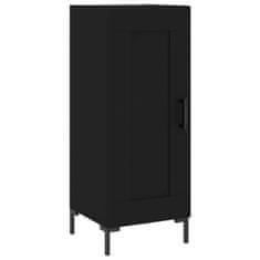 Vidaxl Skříň highboard černá 34,5 x 34 x 180 cm kompozitní dřevo